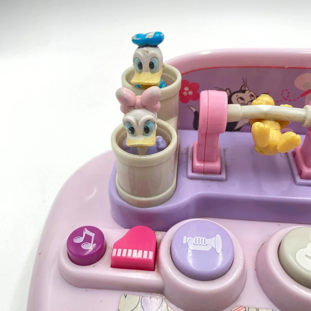 Disney Mickey Mouse and Friends Musical Piano Toy Pink Purple Playground Video